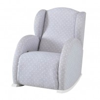 Butaca Balancín de Lactancia Tela Flor