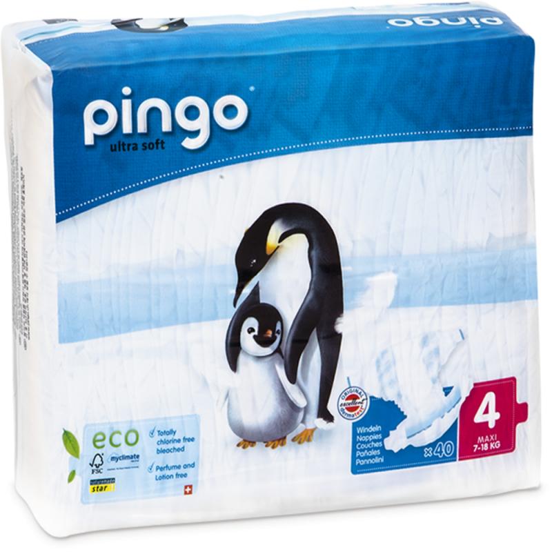 Pañales desechables ecológicos Pingo - talla 6 - Granujas - Crianza  Sostenible