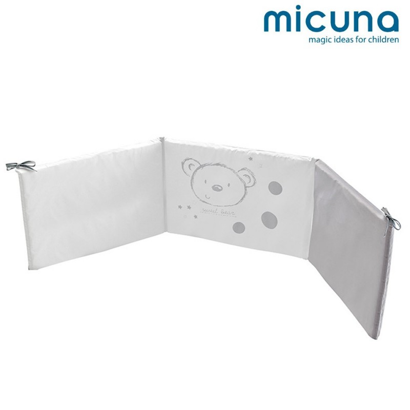 Habitación Completa Sweet Bear: Cuna con cajón, Bañera, Armario, Pack Textil y Sillón