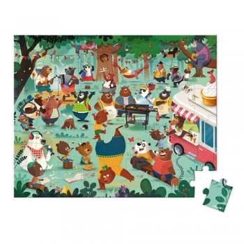 Puzzle Familia de Osos Janod