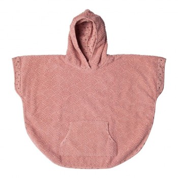 Poncho de Algodón Rosa...