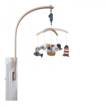 Móvel musical de madeira...