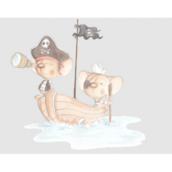 Vinilo Decorativo Piratas...