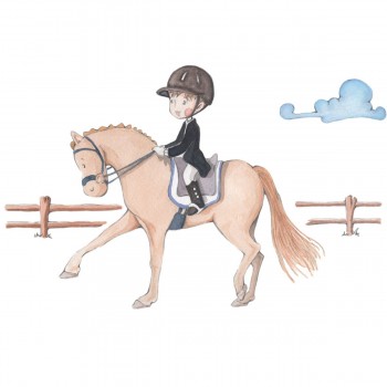 Vinilo Decorativo Jinete La...