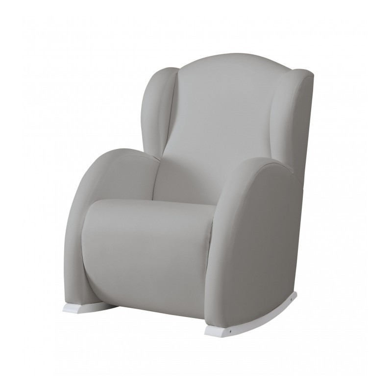 Poltrona de Balanço de Amamentação Tecido Flor