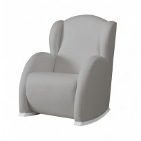 Poltrona de Balanço de Amamentação Tecido Flor