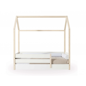 Cama Montessori con barrera...