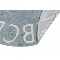 Alfombra Round ABC Vintage Azul Lorena Canals