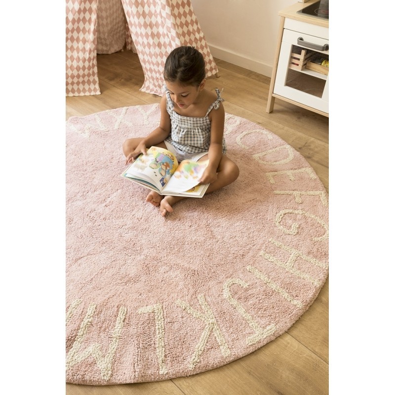 Tapete Round ABC Vintage Nude Lorena Canals Tapete Round ABC Vintage Nude Lorena Canals