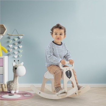 Pony balancín de madera