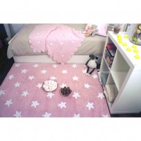 Tapete Estrelas Rosa Lorena Canals